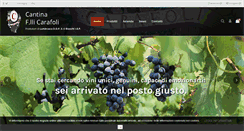 Desktop Screenshot of carafolivini.com